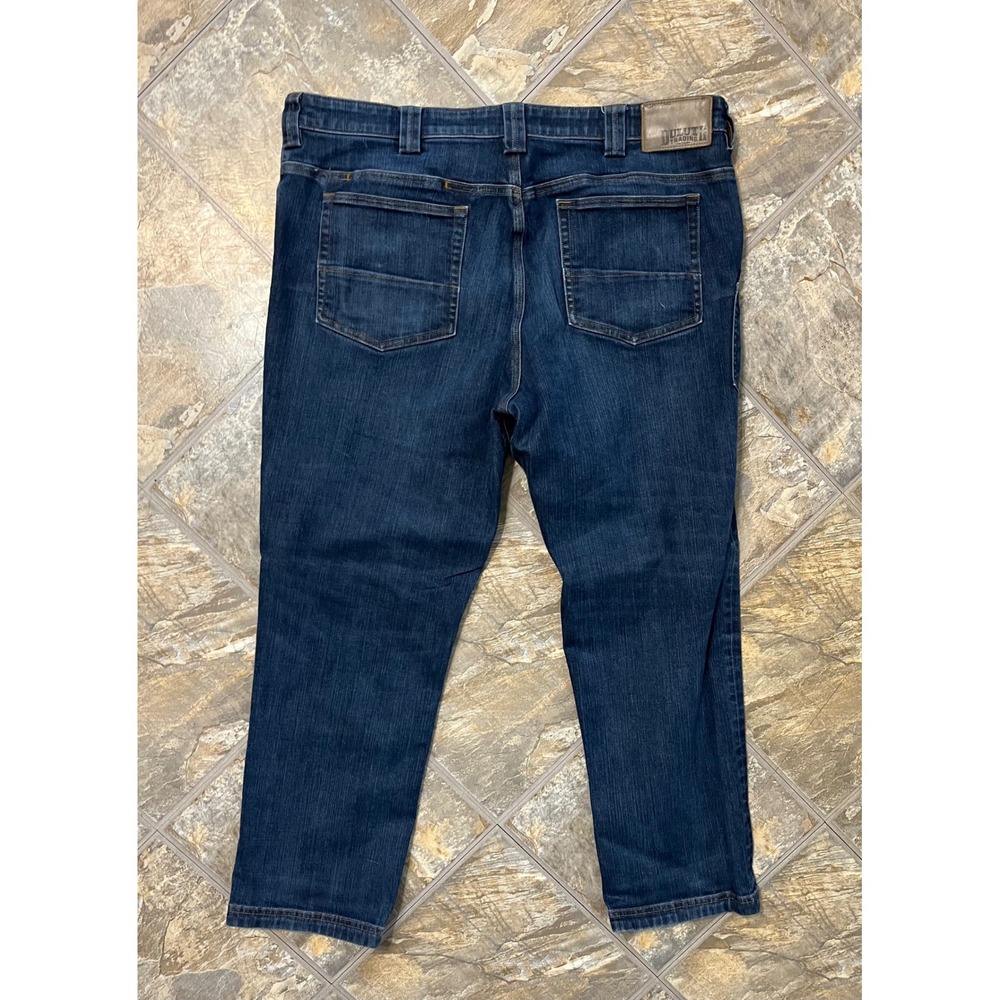Duluth Trading Co Ballroom Double Flex Jeans Mens 40x30 Blue Stretch - Picture 5 of 9